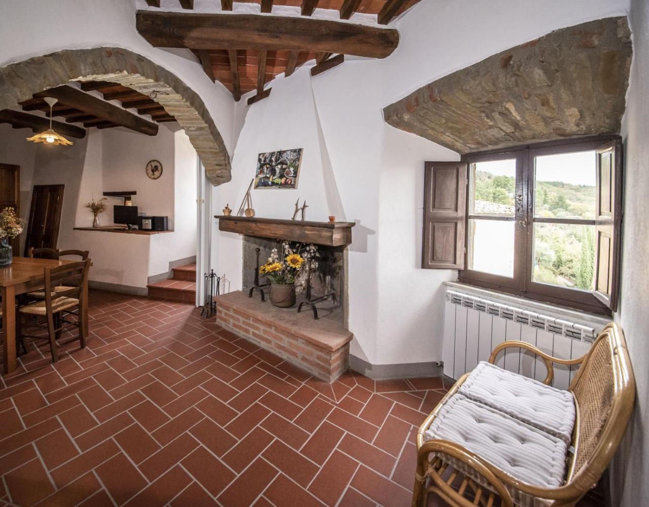 Apartamento Casa Selvolini - Volpaia Radda in Chianti Exterior foto